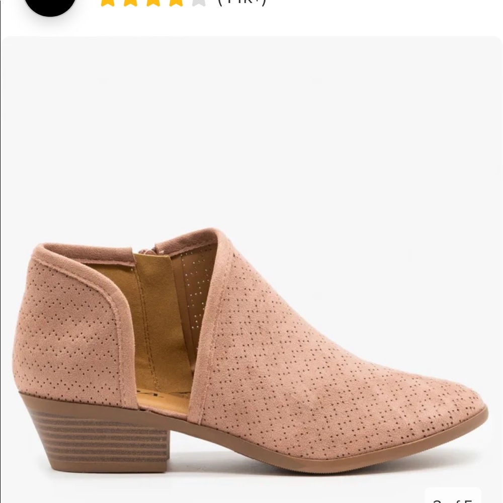 Suede booties